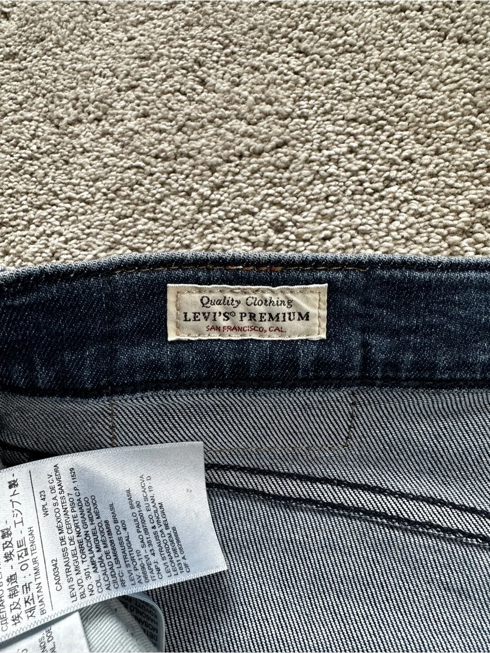 Levi's 510 Men's Dark Blue Slim Straight Jeans 32x32